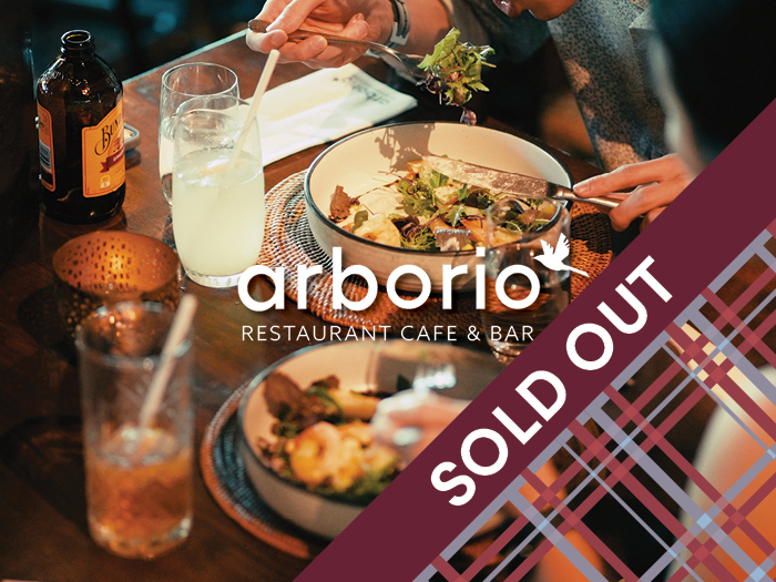 Degustation Dinner at Arborio – SOLD OUT!