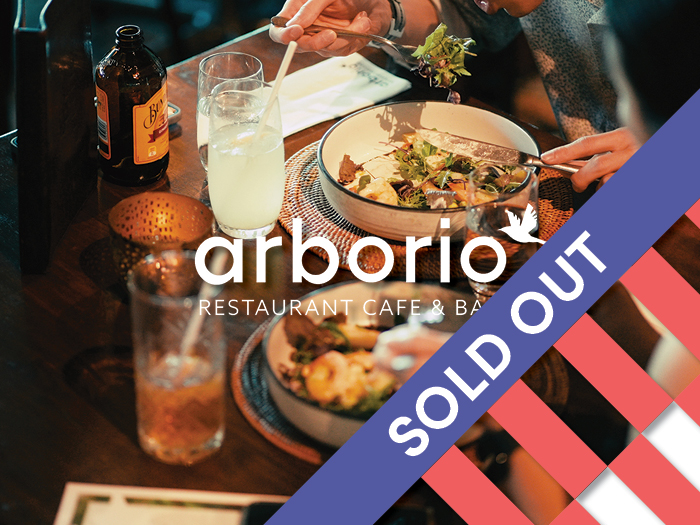 Degustation Dinner at Arborio – SOLD OUT!